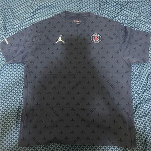 Jordan x PSG Navy t shirt